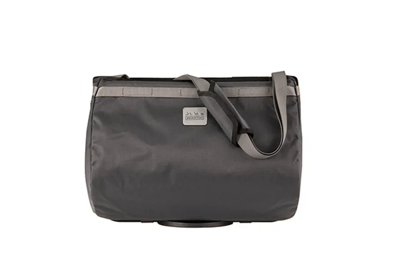 Brompton Borough Basket Bag with Frame - Dark Grey - Large-2