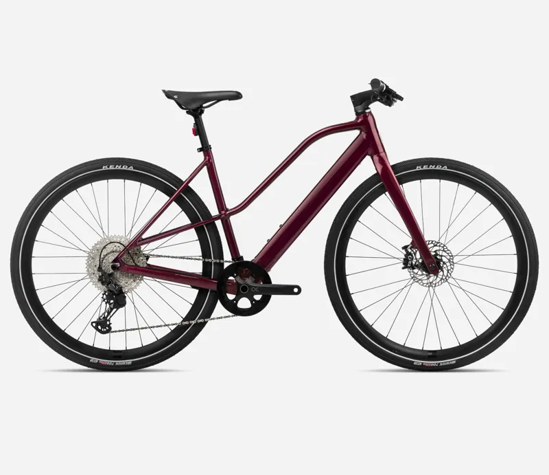Orbea Vibe Mid H10 2024 Electric Hybrid Bike - Burgundy Red