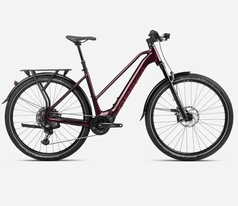 Orbea Kemen Mid 10 2024 Electric Hybrid Bike - Dark Red