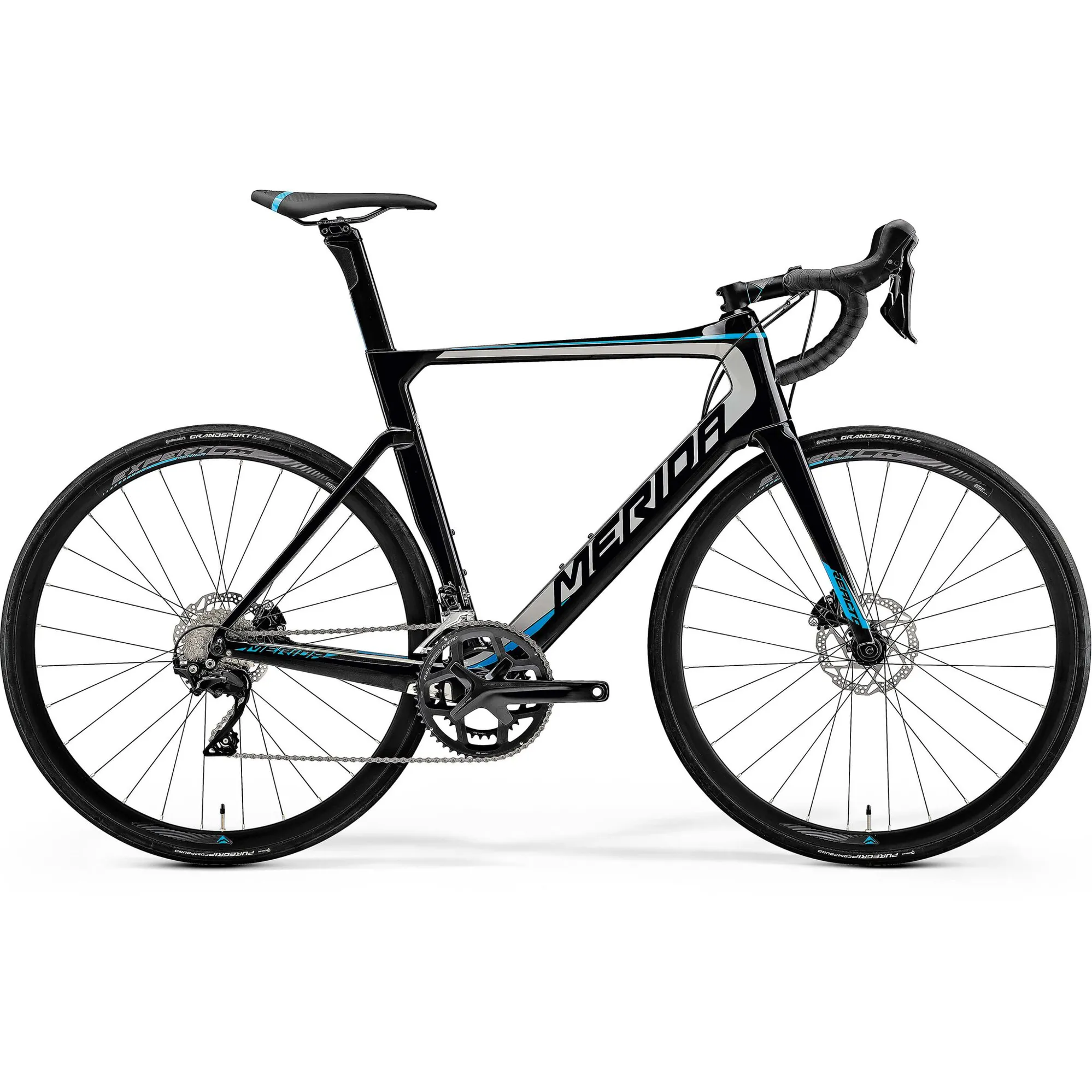 Merida Reacto Disc 4000 2019 Road Bike Black Silver Blue