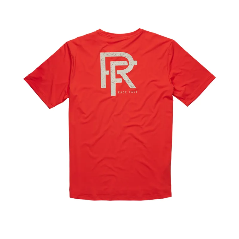 Race Face Commit Short Sleeve Tech Men's Jersey - Coral-1