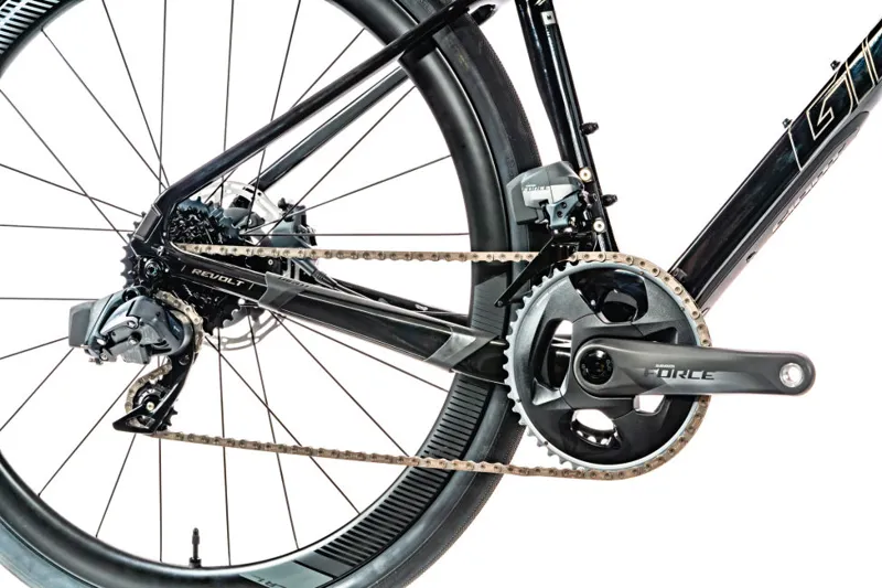 Giant Revolt Advanced Pro 2020 Gravel Road Bike - Gloss Black/Chrome-3