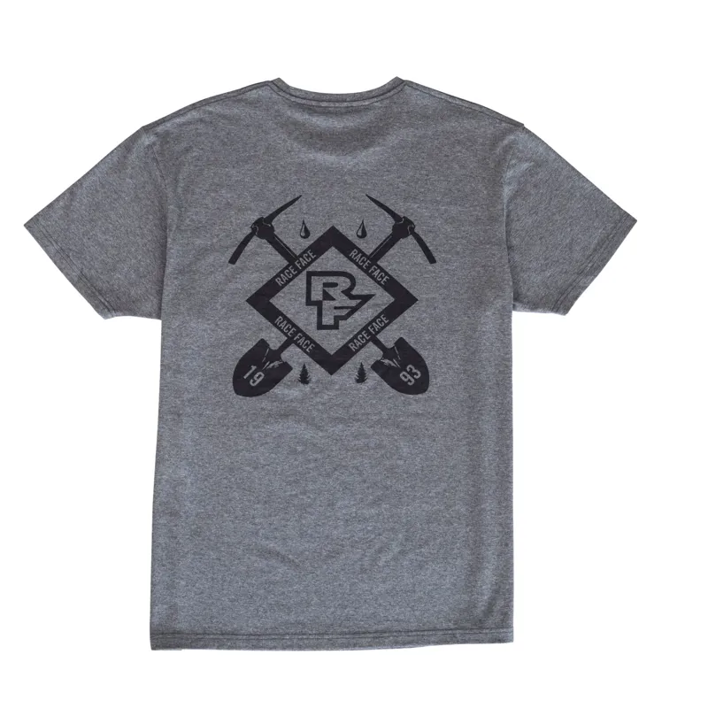 Race Face Crest T-Shirt - Grey-1