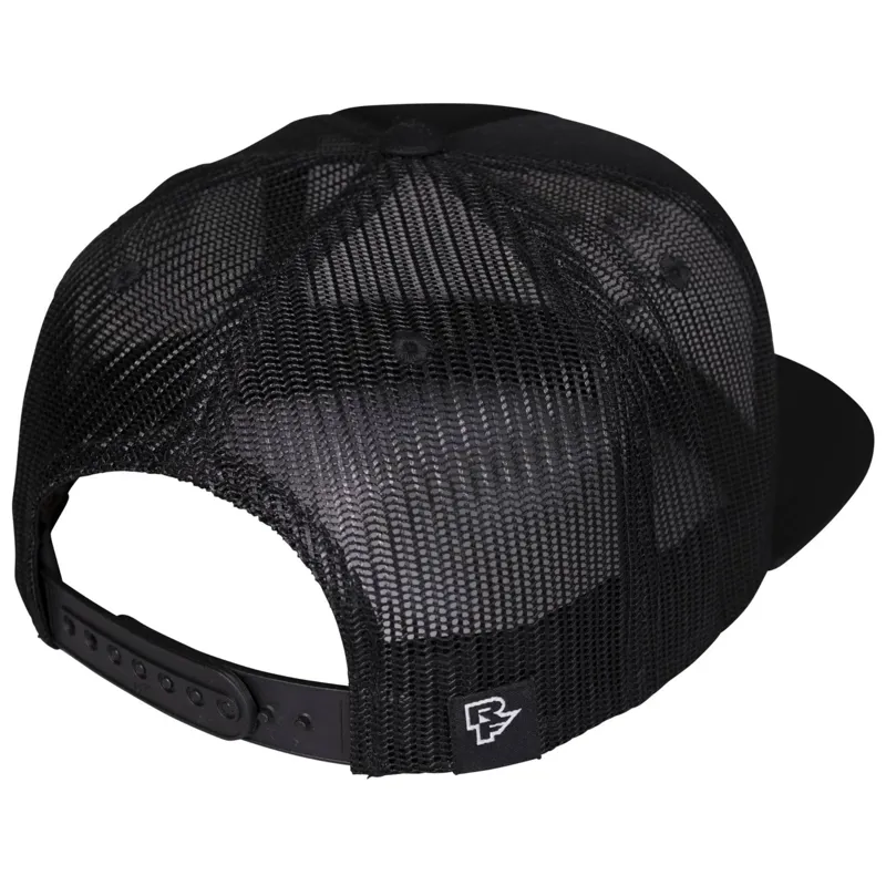 Race Face Crest Trucker Hat - Black-1