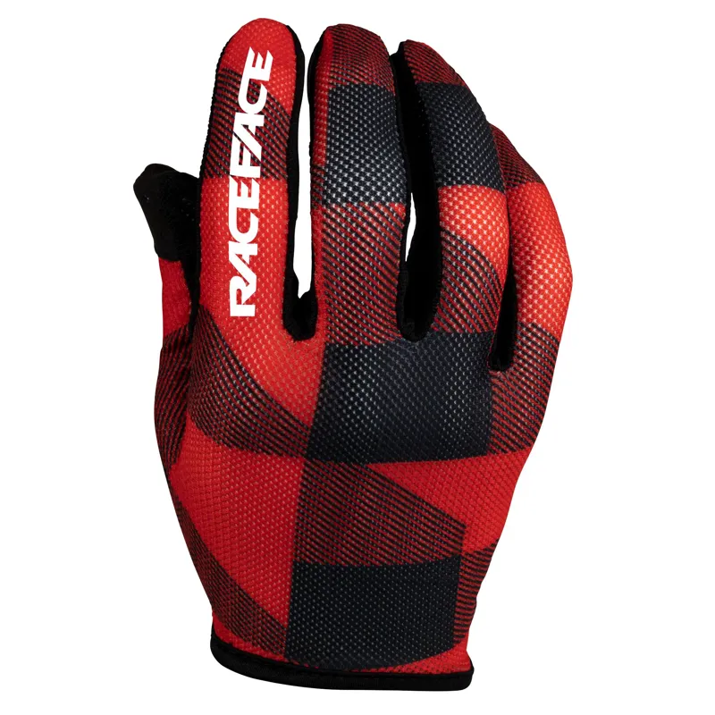 Race Face Indy Long Finger Gloves - Rouge