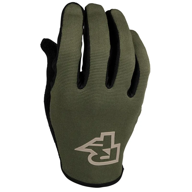 Race Face Trigger Long Finger Gloves - Olive