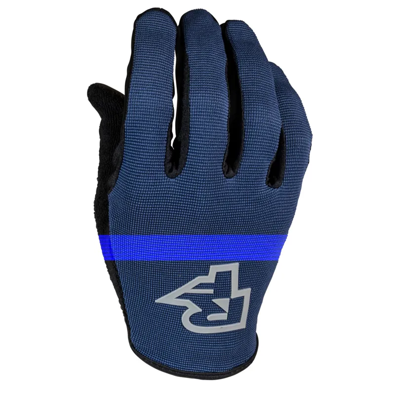 Race Face Trigger Long Finger Gloves - Navy