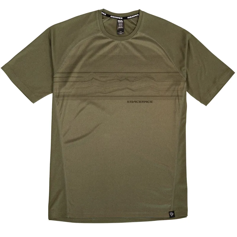 Race Face Trigger Short Sleeve Jersey - Olive
