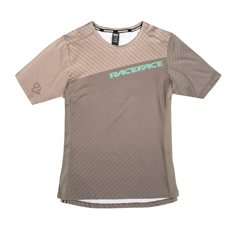 Race Face Indy Womens Short Sleeve Jersey - Sand