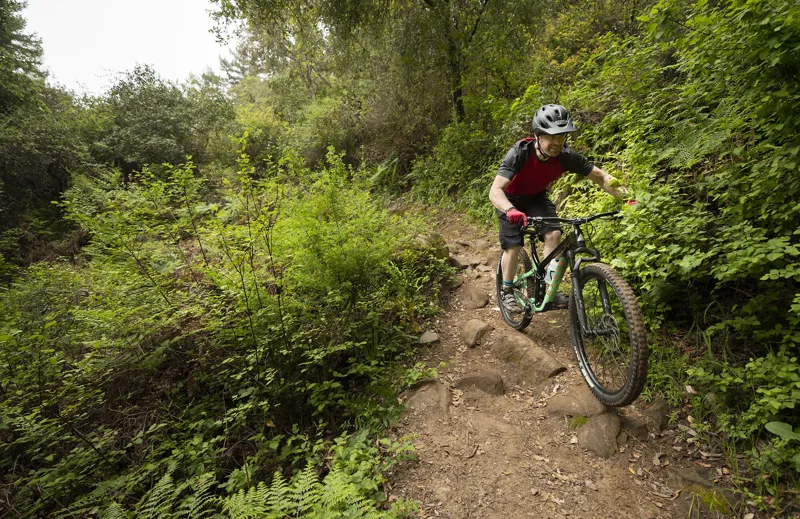 Marin Rift Zone Carbon 1 29er 2021 - Full Sus MTB - Carbon/Teal/Red-3