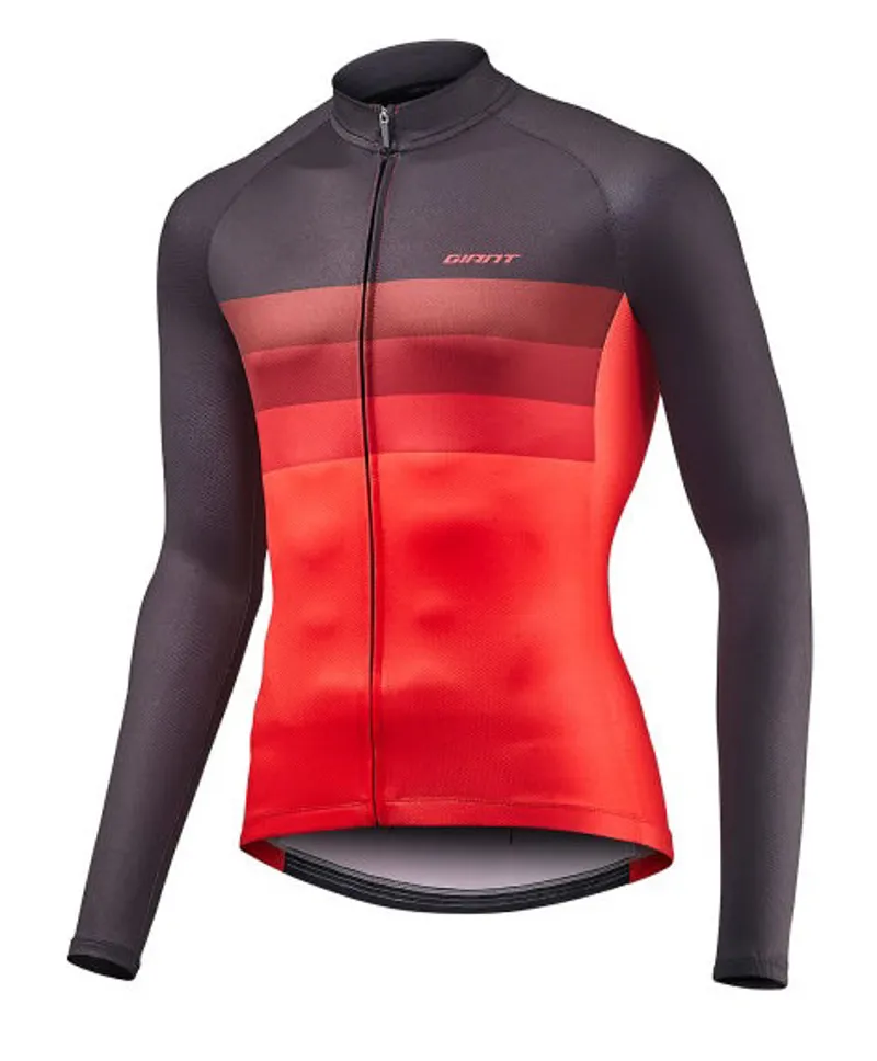 Giant Rival Long Sleeve Jersey - Black/Red