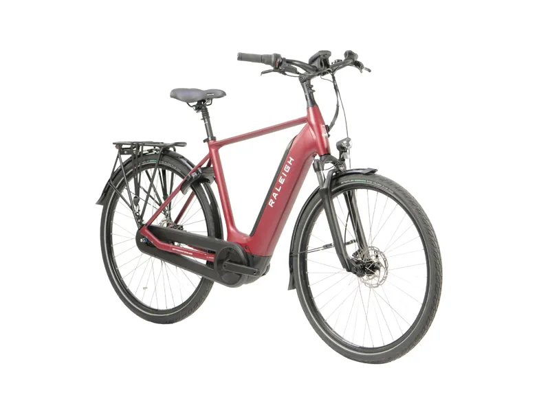 Raleigh Motus Tour Crossbar Hub Gear Electric Hybrid Bike - Red-1