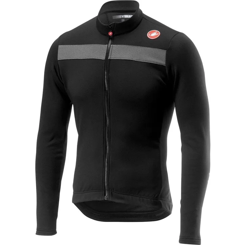 Castelli Puro 3 Thermal Men's Long Sleeve Jersey Black