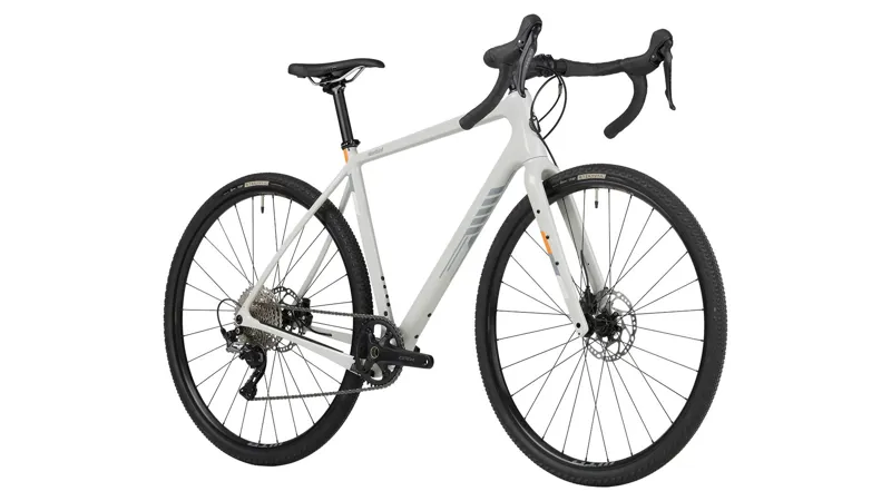 Salsa Warbird Carbon GRX 610 2023 Gravel Road Bike - Light Grey-1