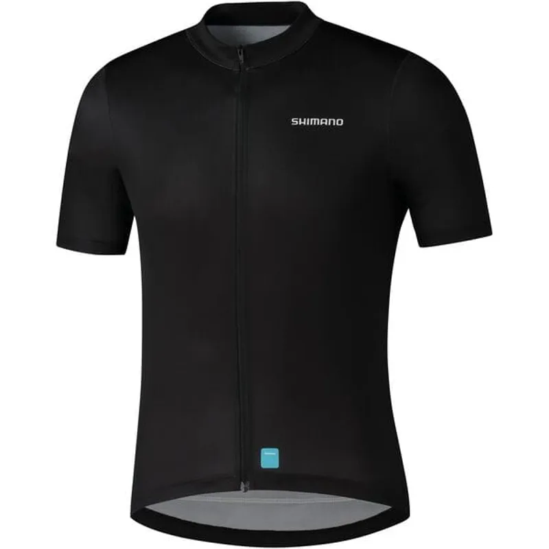 Shimano Element Men's Short Sleeve Jersey - Black - Medium