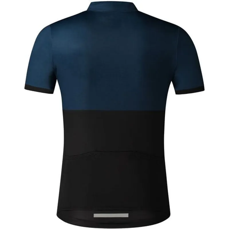 Shimano Element Men's Short Sleeve Jersey - Navy - XXL-1