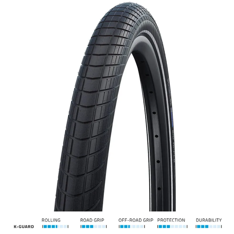 Schwalbe Big Apple K-Guard 14 x 2.0 Kid's Bike Tyre - Black
