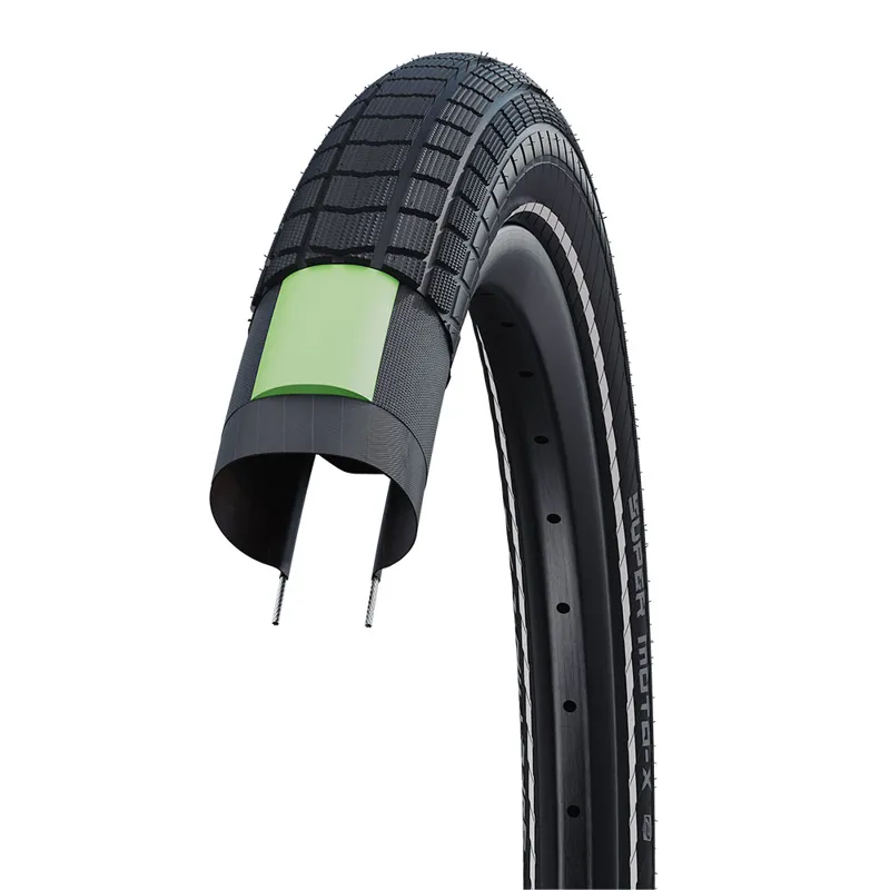 Schwalbe Super Moto-X GreenGuard  26 x 2.40 MTB Tyre - Black-2