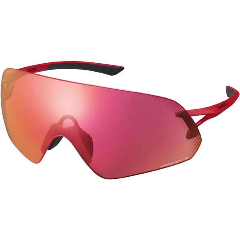 Shimano Aerolite Sunglasses - RideScape Road Lens - Red