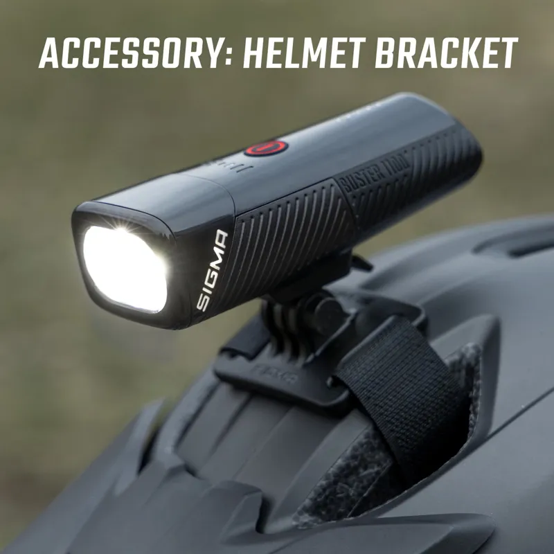 Sigma Buster 1100 USB Headlight w/Helmet Mount-8