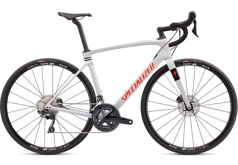 Specialized Roubaix Comp 2020 Road Bike -Dove Grey/Crimson-Rocket Red