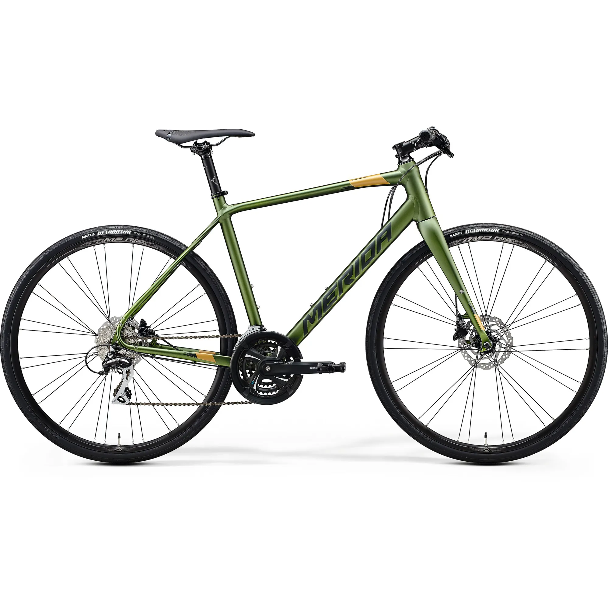 Merida Speeder 100 2020 Hybrid Bike Matt Green