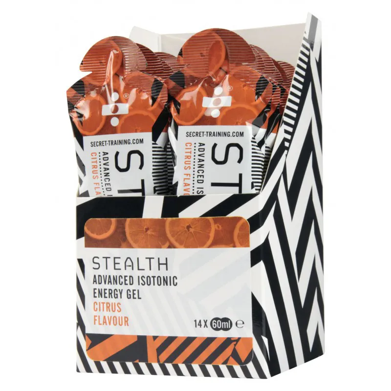 Secret Training Stealth Isotonic Energy Gel - 60ml x Box of 14.-1