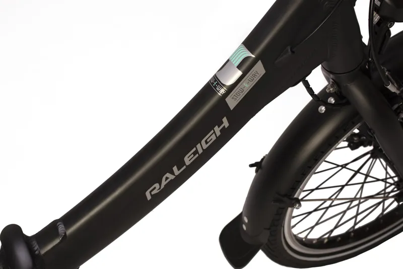 Raleigh Stoweway 20 inch Folding Electric Urban Bike - Black-5