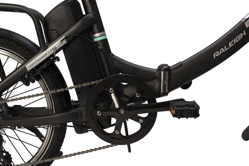 Raleigh Stoweway 20 inch Folding Electric Urban Bike - Black-2