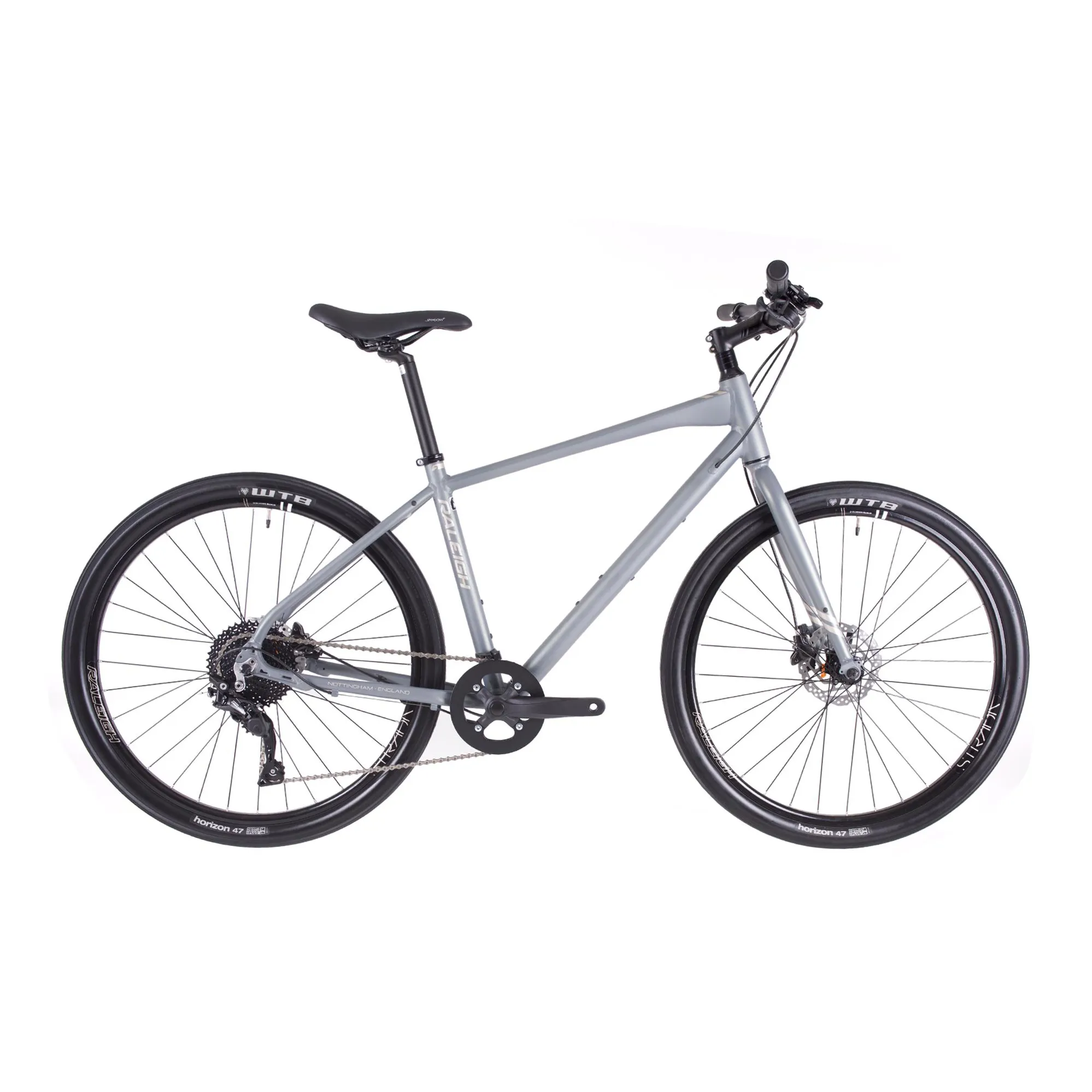 Raleigh Strada 5 27.5 inch 2019 Hybrid Bike Matt Grey
