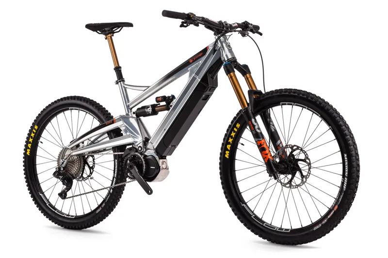 Orange Surge Factory 27.5 inch 2019 Electric MTB - Sterling Silver