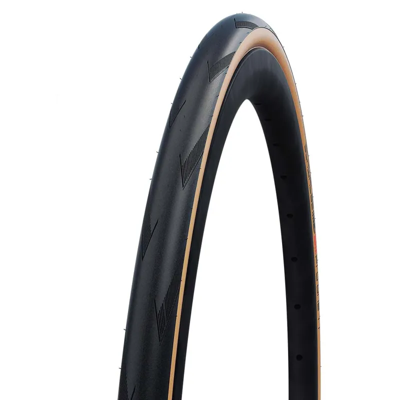 Schwalbe Pro One Evo Super Race Folding Tube Type Road Bike Tyre - Tan
