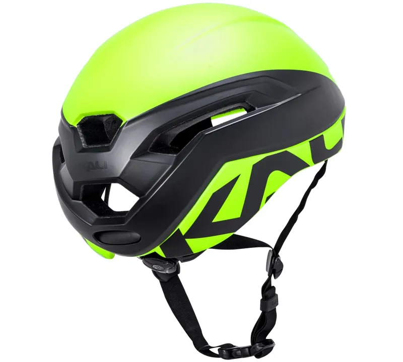 Kali Tava Flow Road Helmet - Matt Fluo Yellow/Black-2