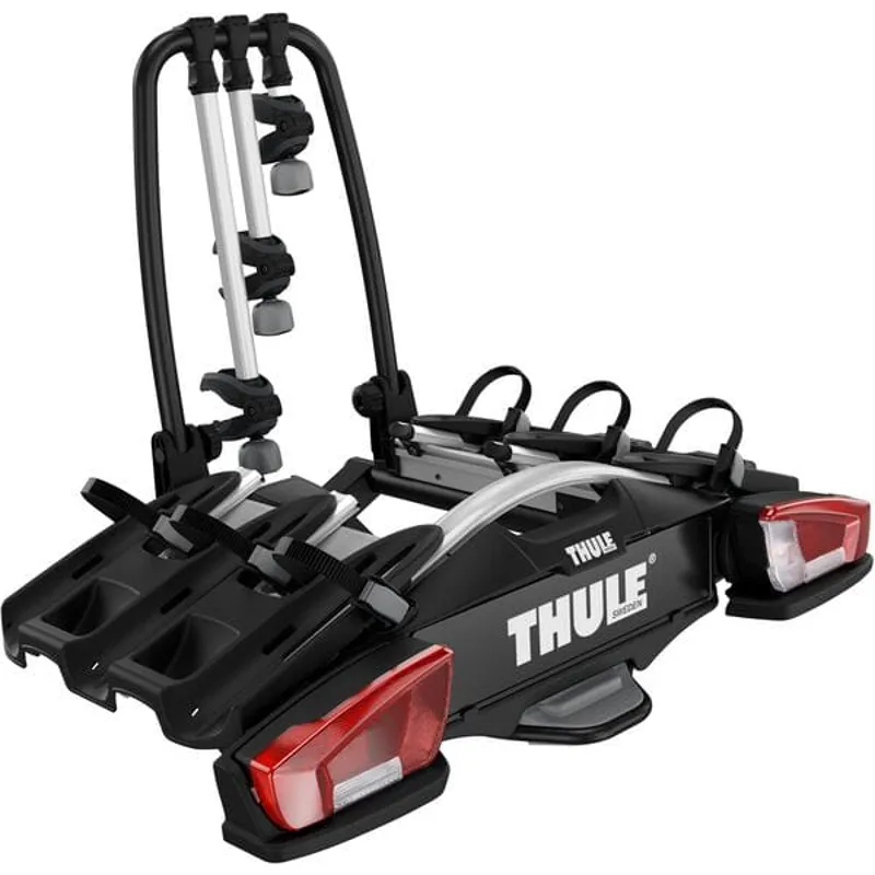 Thule VeloCompact 3-Bike Towball Carrier - 13-Pin - Black/Silver