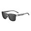 Tifosi Swank Single Lens Sunglasses - Onyx Clear/Smoke Lens
