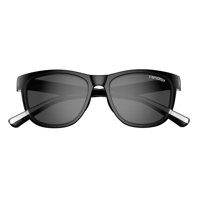 Tifosi Swank Single Lens Sunglasses - Onyx Clear/Smoke Lens-4