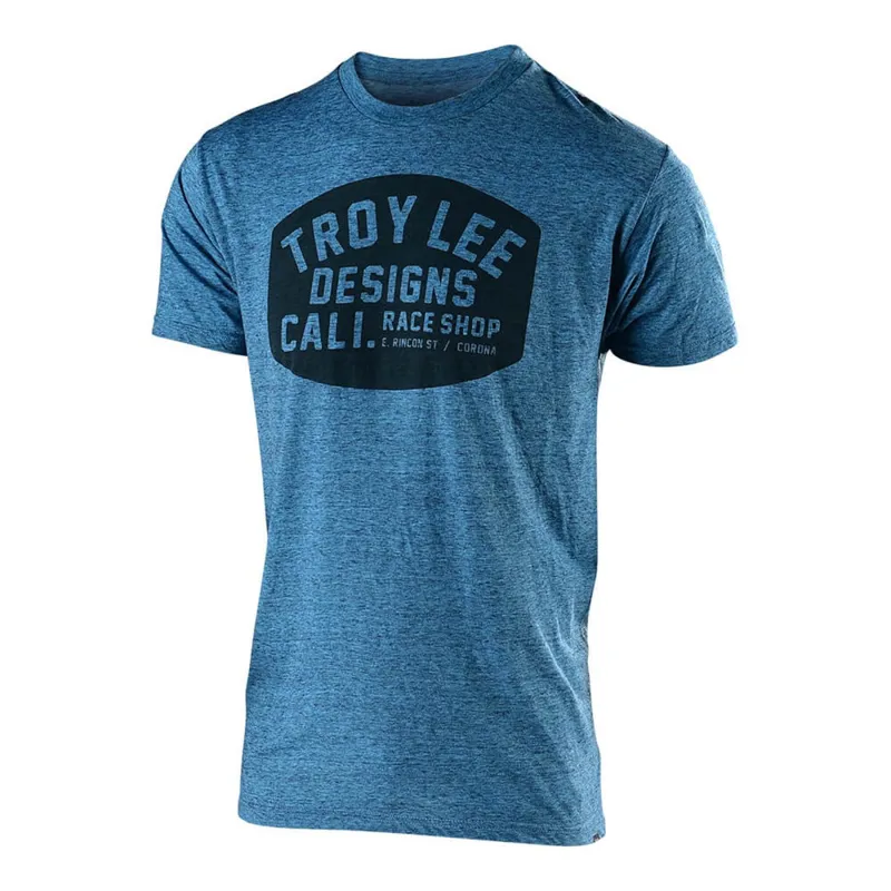 Troy Lee Designs Blockworks Casual Tee - Tahoe Blue