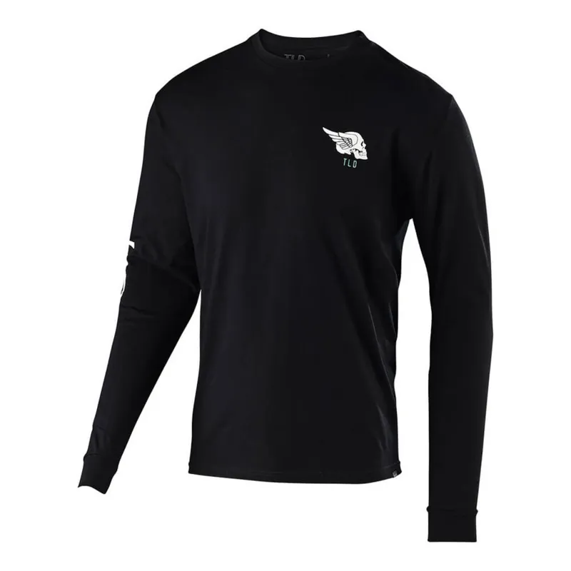 Troy Lee Designs Skully Long Sleeve Tee - Black