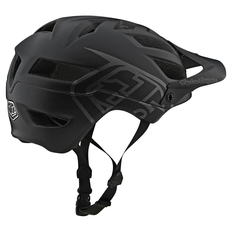 Troy Lee Designs A1 MTB Helmet Drone - Black/Silver-1