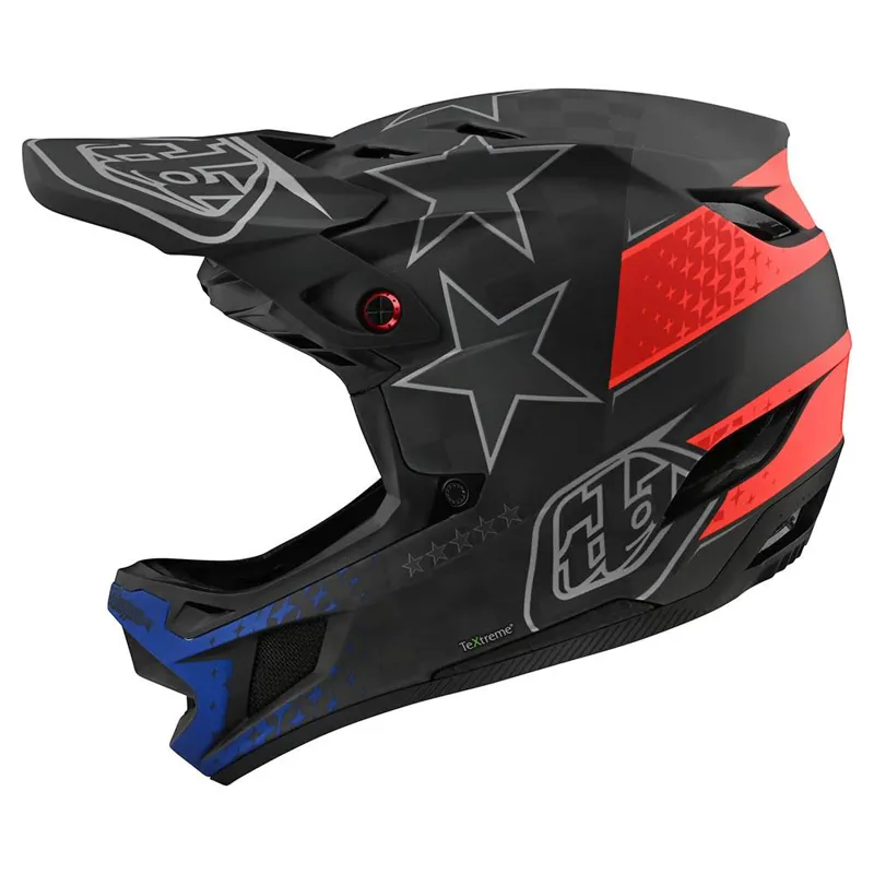 Troy Lee D4 Carbon Freedom 2.0 Mips Full Face Helmet Black/Red