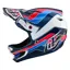 Troy Lee Designs D4 Polyacrylate Full Face Helmet - Block Blue/White