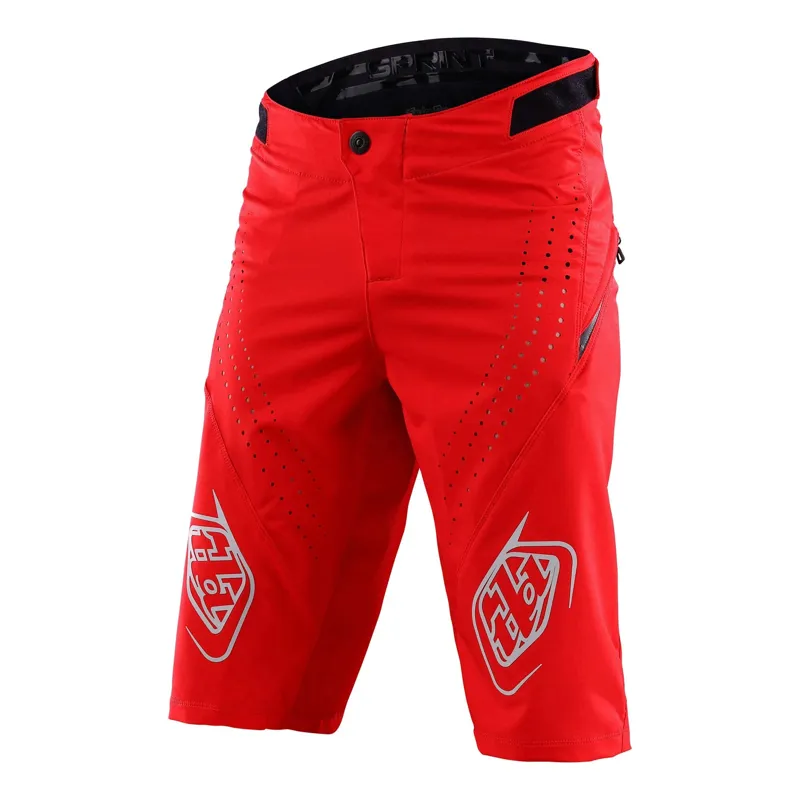 Troy Lee Designs Sprint Men's Baggy Shorts - Mono Race Red