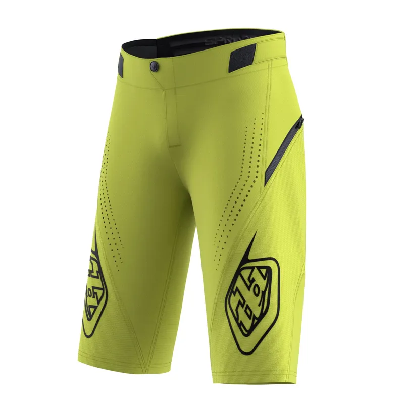 Troy Lee Designs Sprint Youth Baggy Shorts - Mono Flo Yellow