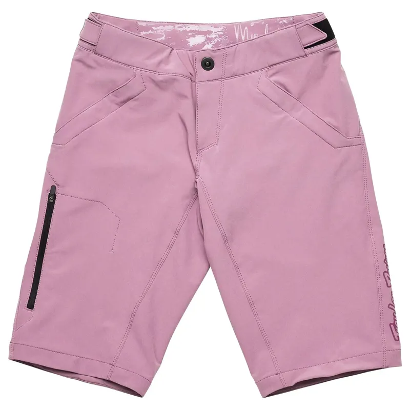 Troy Lee Mischief Women's Baggy Shorts Shell Only - Solid Rosewood