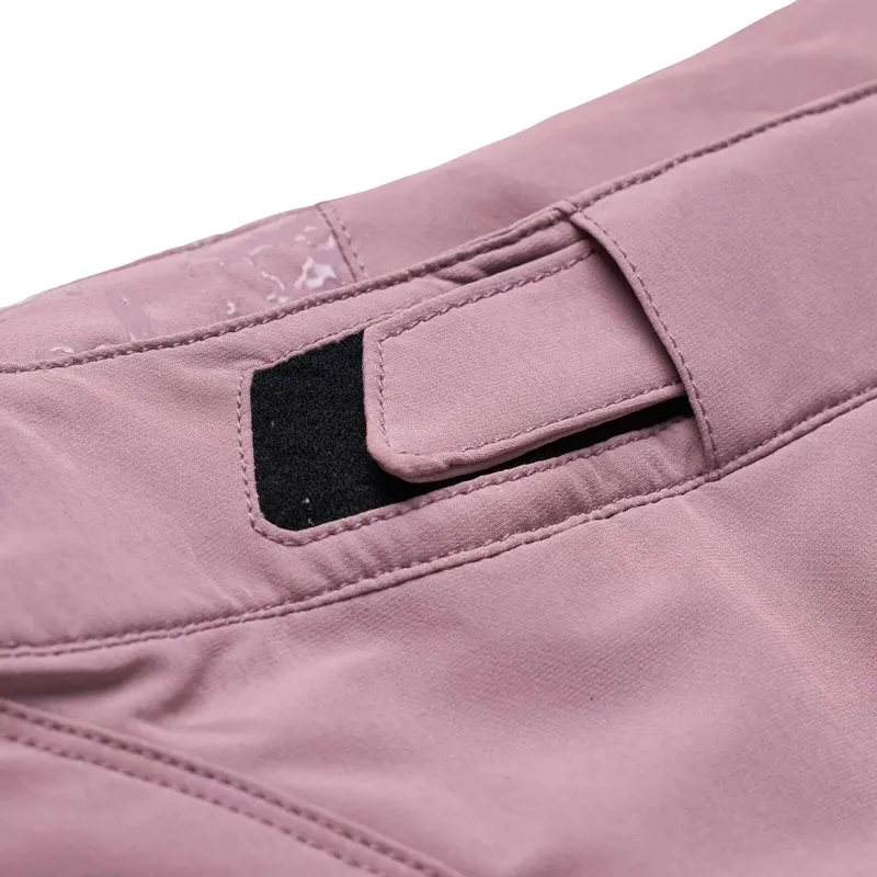 Troy Lee Mischief Women's Baggy Shorts Shell Only - Solid Rosewood-1
