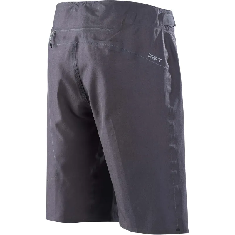 Troy Lee Designs Drift Men's Baggy Shorts - Shell Only - Solid Charcoal-1