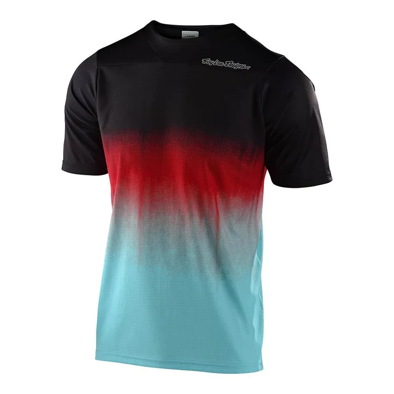 Troy Lee Designs Skyline V2 Short Sleeve Jersey - Black/Turquoise