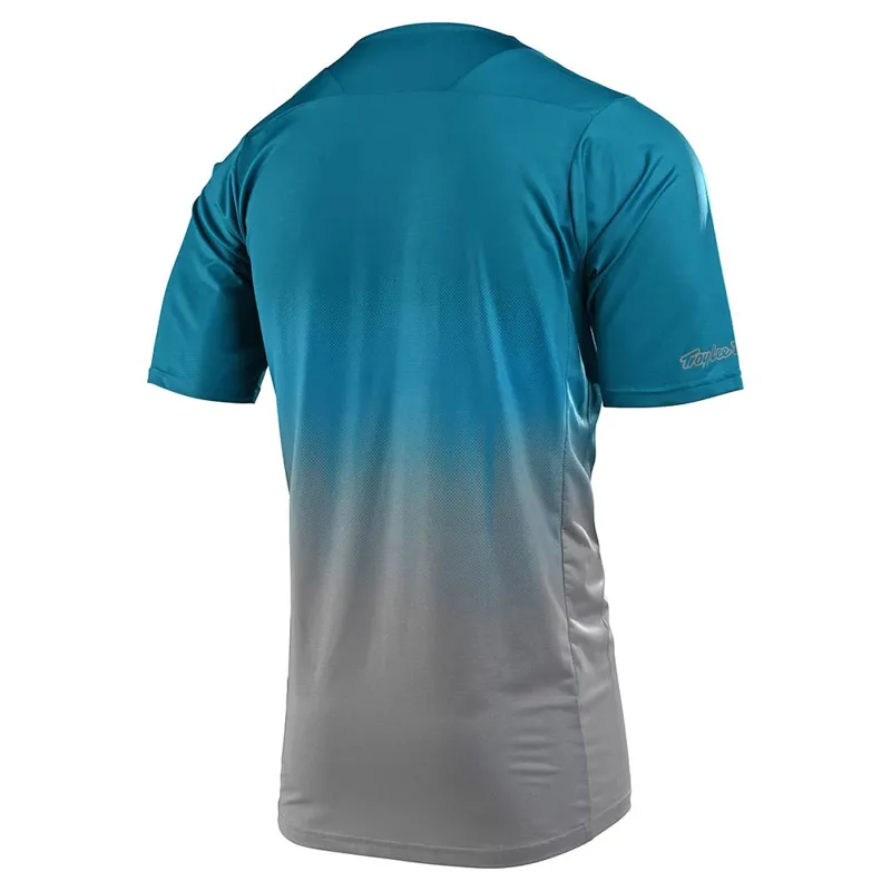 Troy Lee Designs Skyline V2 Short Sleeve Jersey - Staind Blue/Gray-1