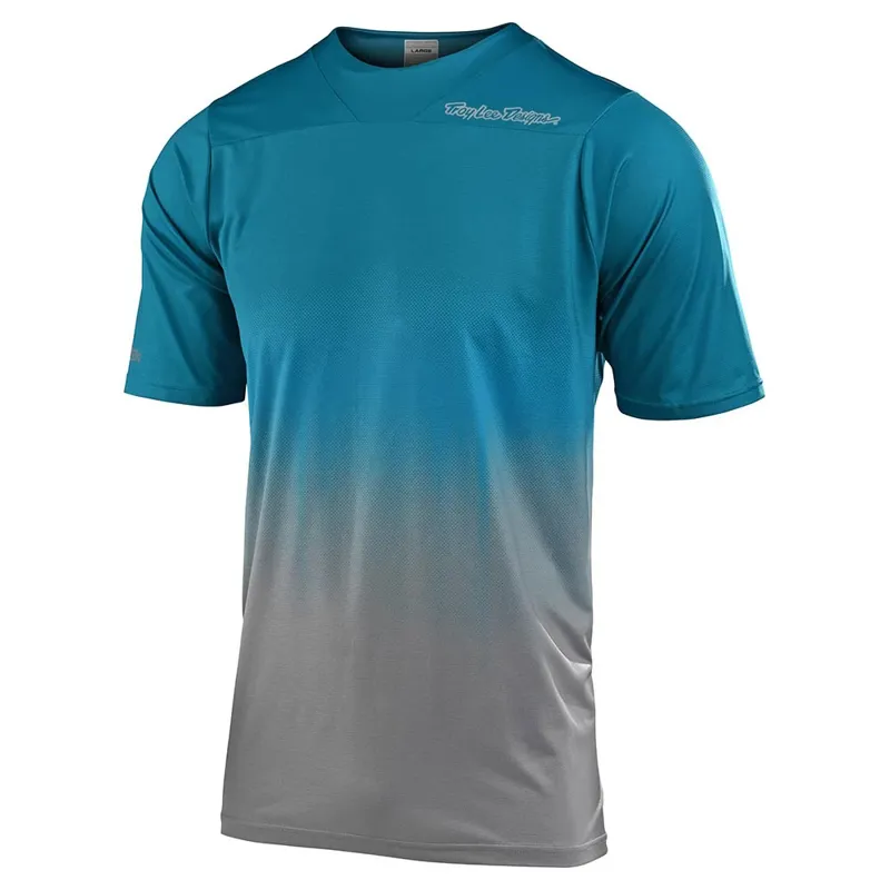 Troy Lee Designs Skyline V2 Short Sleeve Jersey - Staind Blue/Gray