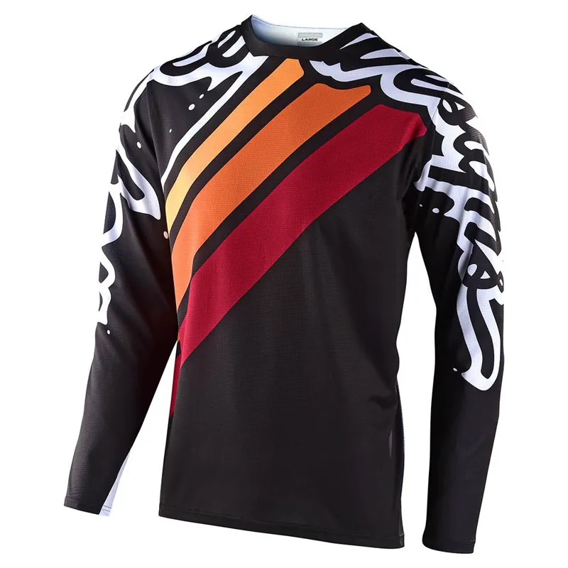 Troy Lee Designs Sprint Seca 2.0 Long Sleeve Jersey - Black/Burgundy